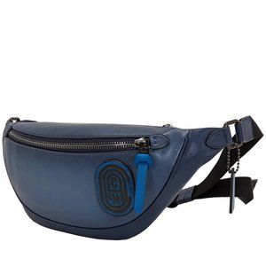 NWOT COACH Blue/Multi Rivington Belt Bag Large